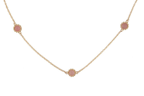 Bloom Petit Flower Amethyst String Bracelet in String in Rose Gold – AS29